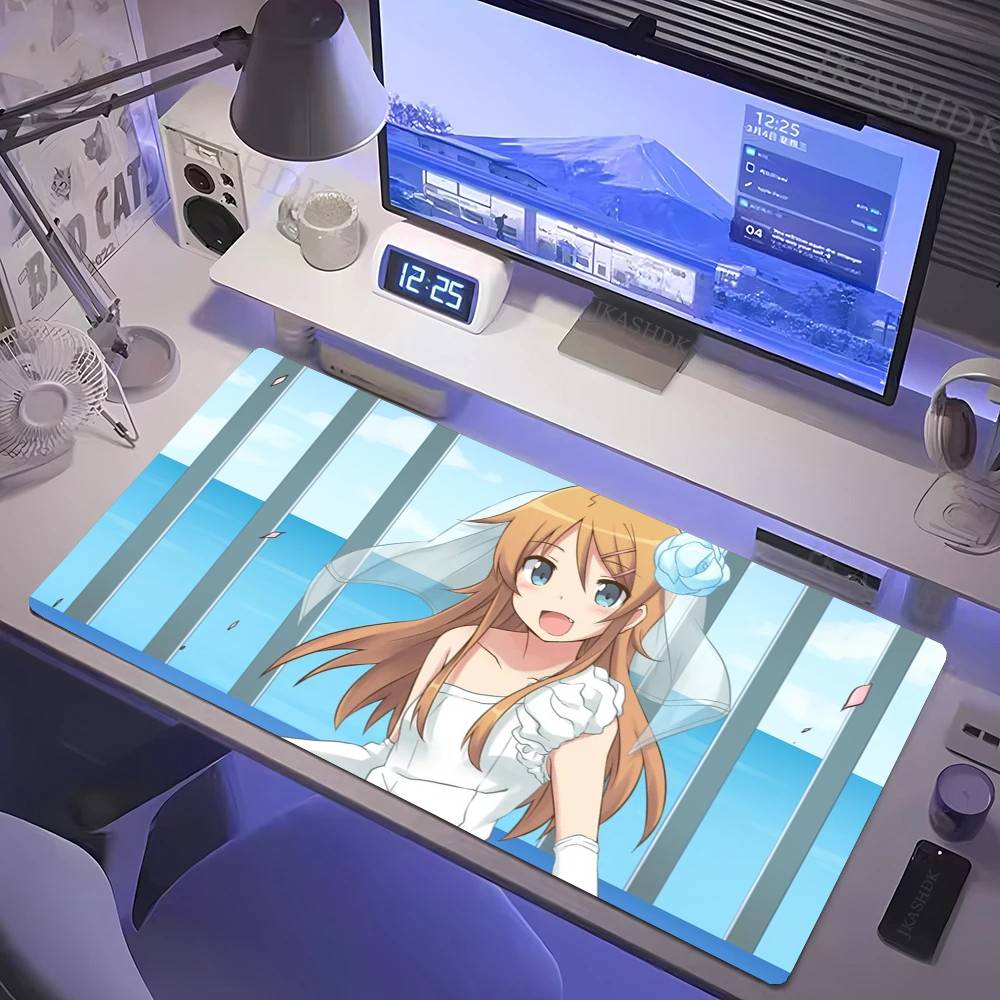 Esports Gaming Laptop - แผ่นรองเมาส์อนิเมะ Kousaka Kirino กันลื่น เหมาะสำหรับคอมพิวเตอร์สำนักงาน แล็ปท็อป