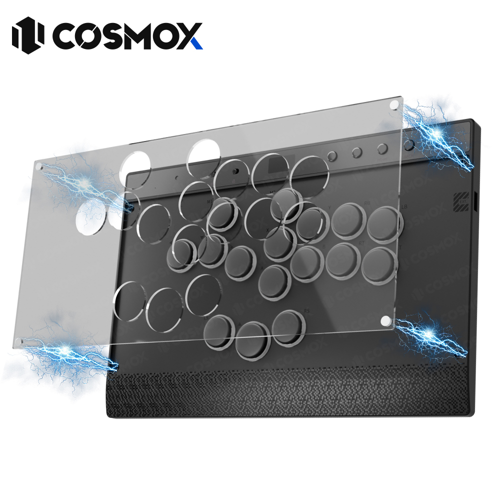 Esports Gaming Controller - Haute42-COSMOX C16 คอนโทรลเลอร์แบบไม่มีคันโยก อะคริลิกแม่เหล็ก เปลี่ยนสติ๊กเกอร์ DIY