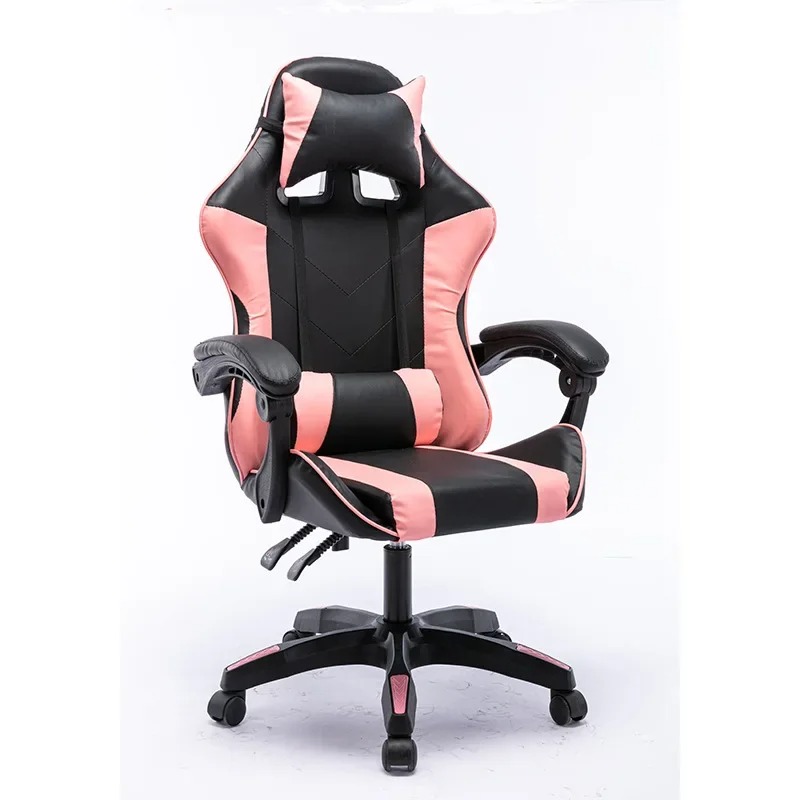 Esports And Gaming Lounge - เก้าอี้สำนักงานดีไซน์เรียบง่ายทันสมัย เก้าอี้นั่งเล่นสำหรับนักเรียน ห้องนอน เก้าอี้เล่นเกมอีสปอร์ต นั่งสบาย เหมาะสำหรับการนั่งทำงานที่บ้าน