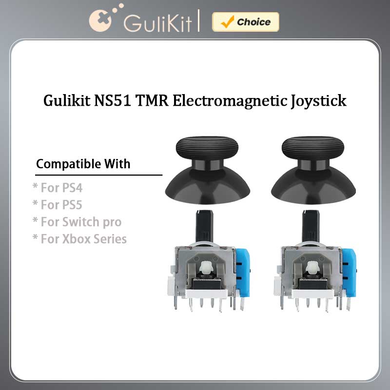 Esports Gaming Controller - จอยสติ๊ก GuliKit NS51 TMR พร้อมฝาครอบจอยสติ๊ก อุปกรณ์เสริมสำหรับ