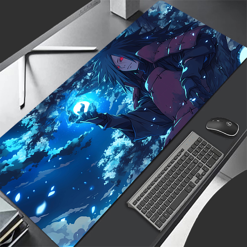 Esports Gaming Mouse Pad - แผ่นรองเมาส์นารูโตะ มาดาระ อุจิวะอุปกรณ์เสริมสำหรับเล่นเกม คีย์บอร์ดคอมพิวเตอร์ ออกแบบมาโดยเฉพาะสำหรับนักเล่นเกมอีสปอร์ต แผ่นรองเมาส์สำหรับนักเล่นเกม