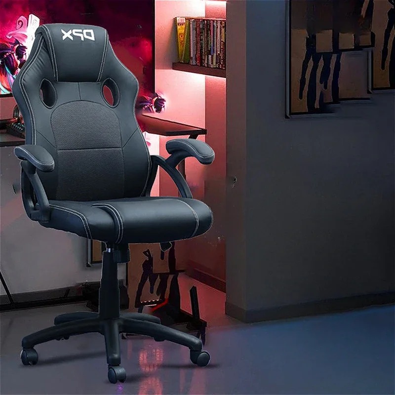 Esports And Gaming Lounge - เก้าอี้สำนักงานเรียบง่ายทันสมัย เก้าอี้นั่งเล่นสำหรับนักเรียน ห้องนอน เก้าอี้เล่นเกมอีสปอร์ต นั่งสบาย เฟอร์นิเจอร์ภายในบ้าน