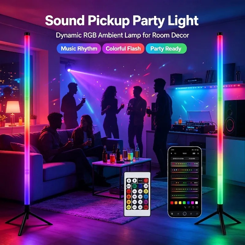 Esports Gaming - โคมไฟตั้งพื้น RGB ขนาด 120 ซม. 2