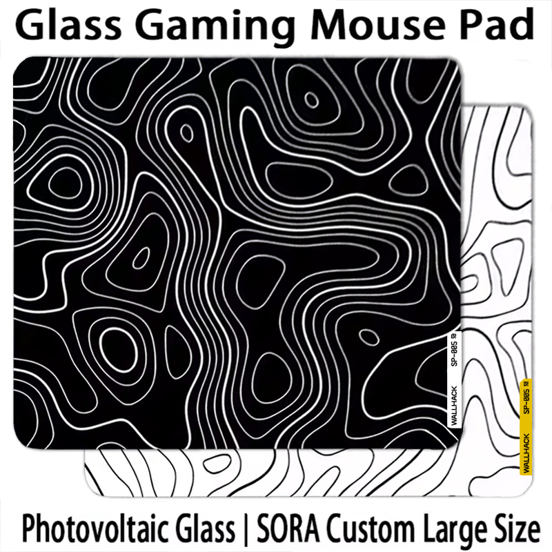 Esports Gaming Stocks - แผ่นรองเมาส์เกมมิ่ง W-WALLHACK SP005 Fluid Glass YUME