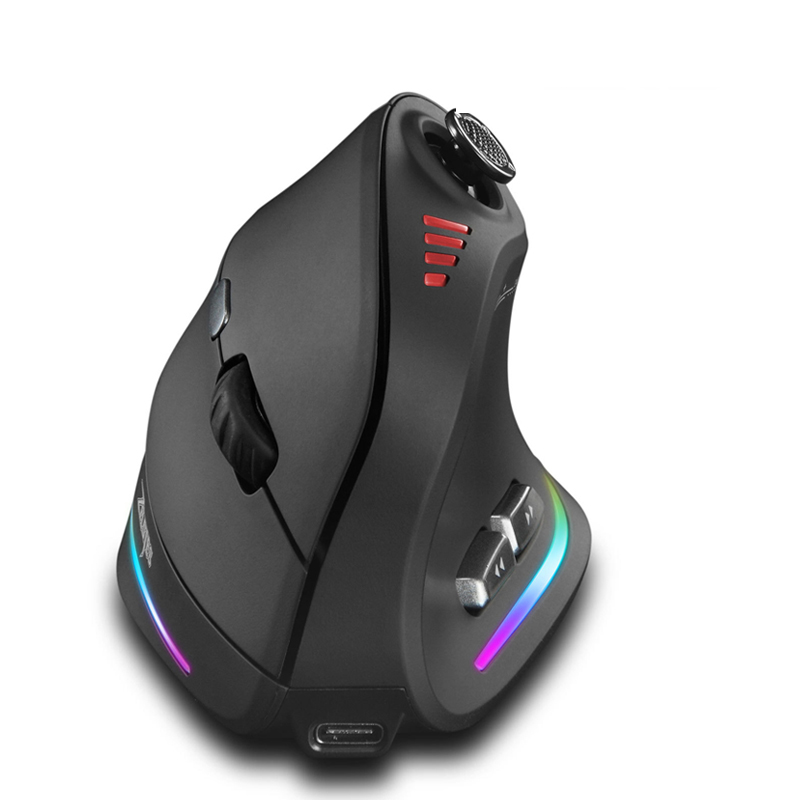 Esports Gaming Controller - Jomaa RGB Backlit ไร้สายเมาส์แนวตั้งสําหรับ Gamer 24000DPI