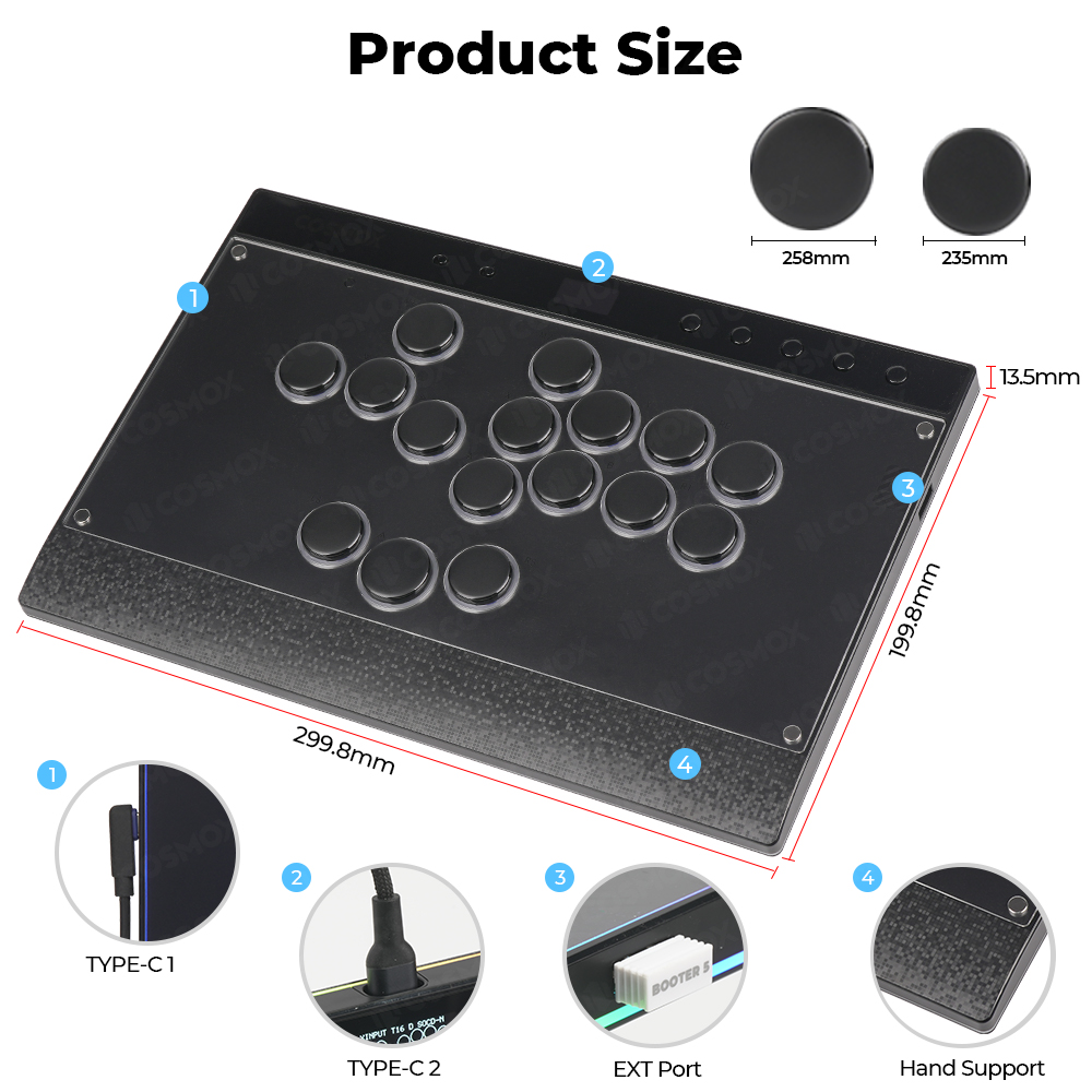 Haute42-COSMOX C16 คอนโทรลเลอร - Esports Gaming Controller บทวิจารณ์และราคา