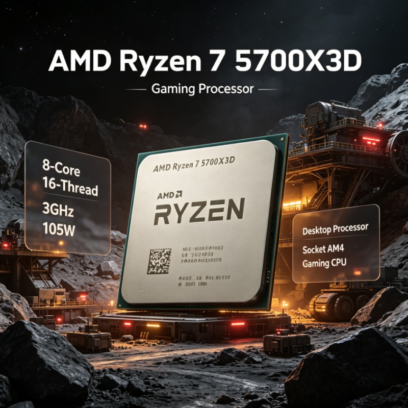 Ryzen 7 5700X3D AMD Socket AM4 - Amd Cpu Ryzen 7 บทวิจารณ์และราคา