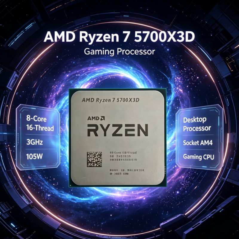 Ryzen 7 5700X3D AMD Socket AM4 - Amd Cpu Ryzen 7 บทวิจารณ์และราคา