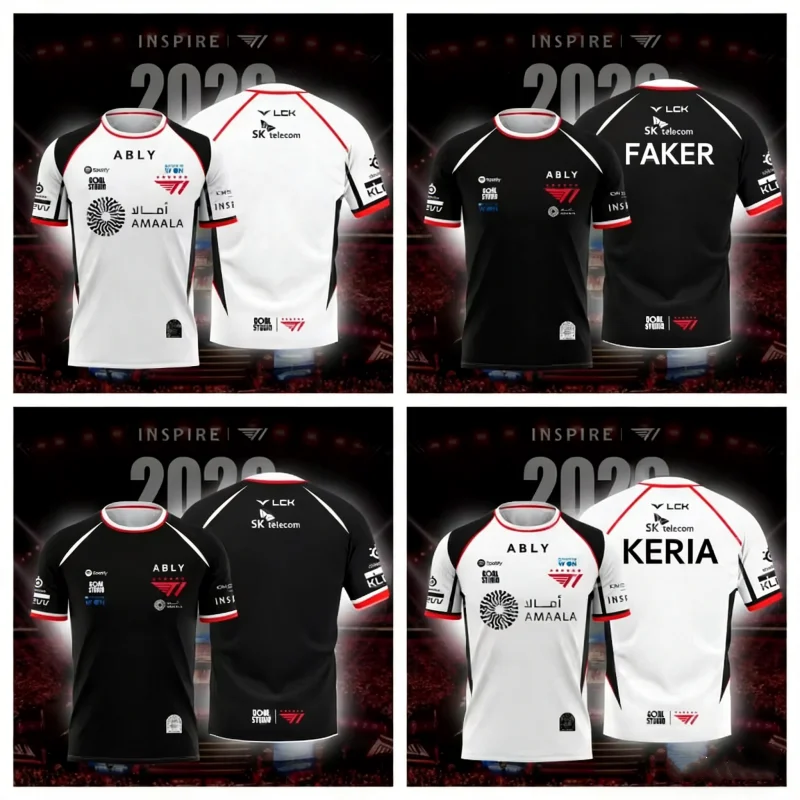 เสื้อทีมกีฬา T1 รุ่นใหม่ 2026  - Esports Gaming Team บทวิจารณ์และราคา