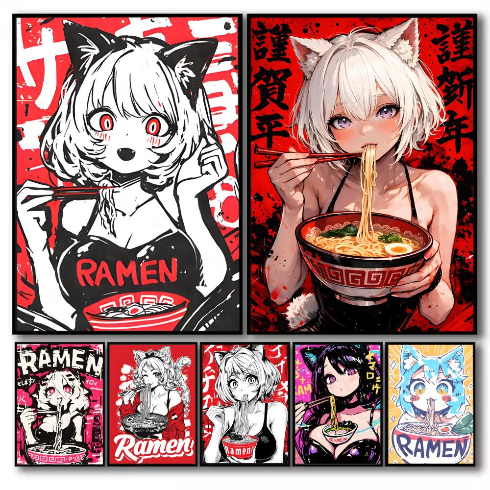 อะนิเมะสาวแมวภาพวาดการประดิษฐ์ - Esports And Gaming Lounge บทวิจารณ์และราคา