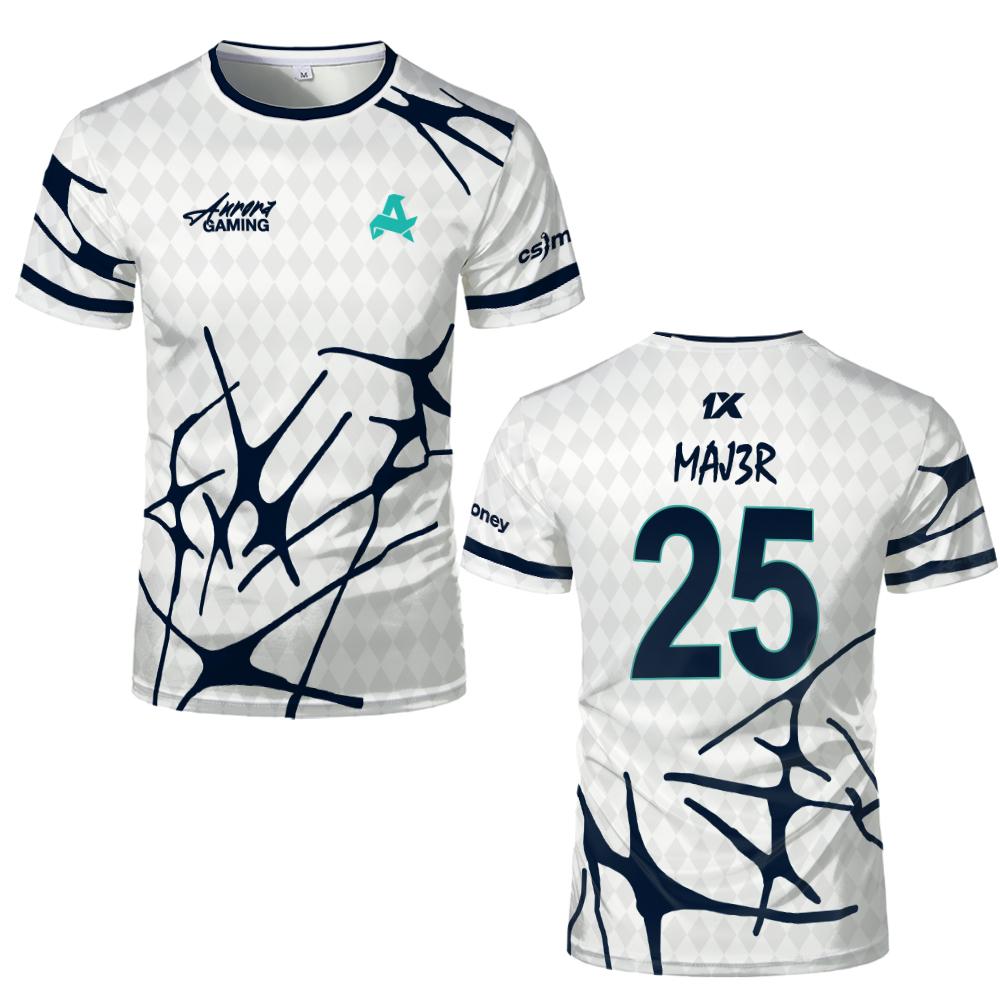 ทีมกีฬา Aurora Gaming Jersey เ - Esports Gaming Team บทวิจารณ์และราคา