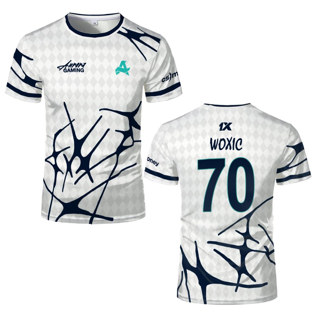 ทีมกีฬา Aurora Gaming Jersey เ - Esports Gaming Team บทวิจารณ์และราคา
