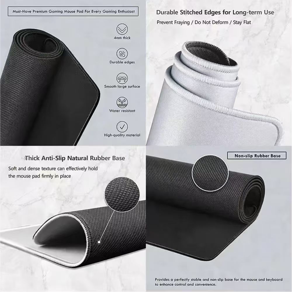 แผ่นรองเมาส์เกมมิ่งแบบยางพิมพ์ - Esports Gaming Mouse Pad บทวิจารณ์และราคา