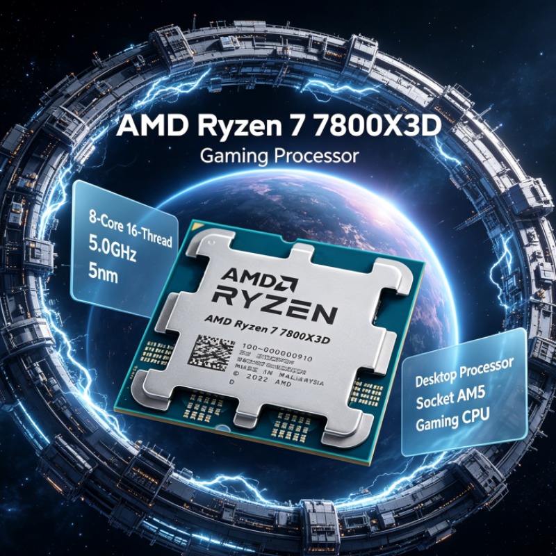 Ryzen 7 7800X3D AMD CPU 100-10 - Amd Cpu Ryzen 7 บทวิจารณ์และราคา