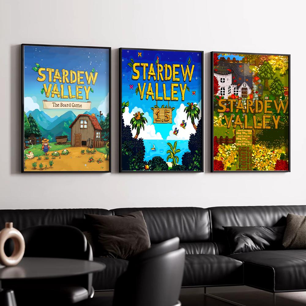 S-Stardew V-ValleyS โปสเตอร์ H - Esports And Gaming Lounge บทวิจารณ์และราคา