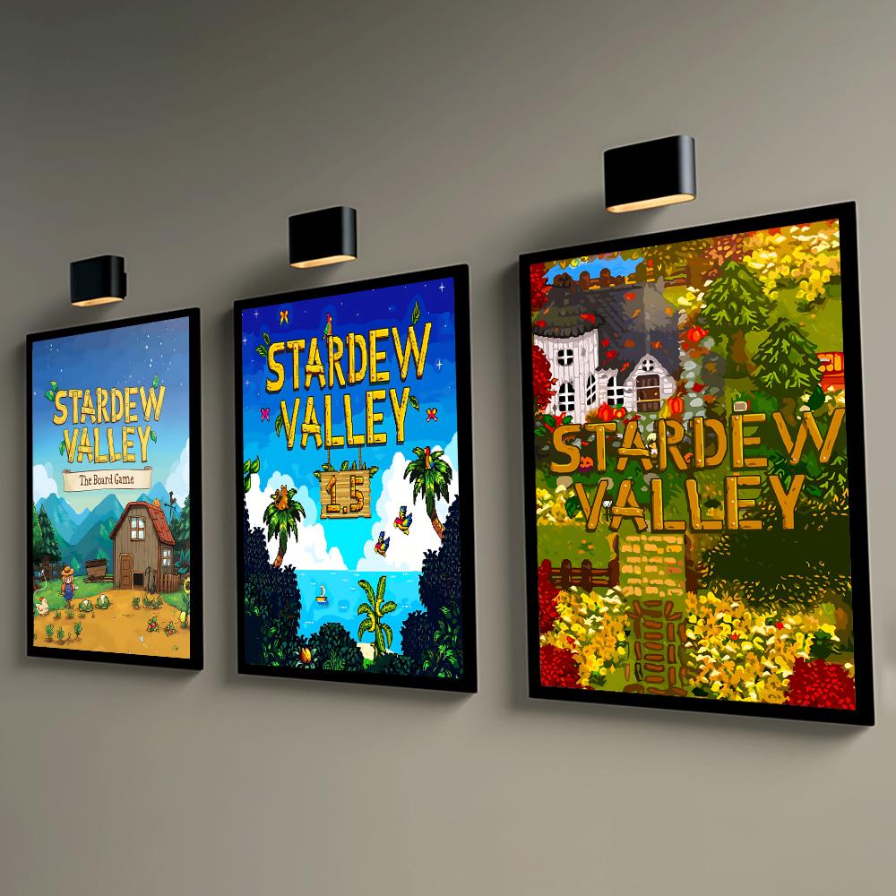 S-Stardew V-ValleyS โปสเตอร์ H - Esports And Gaming Lounge บทวิจารณ์และราคา